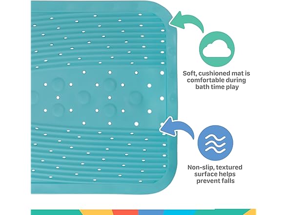 Nuby Cushioned Bath Mat, Your Choice