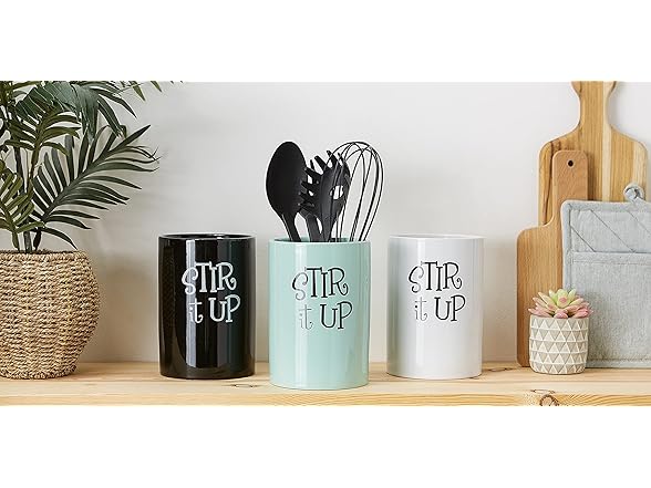 Utensil Holder, White