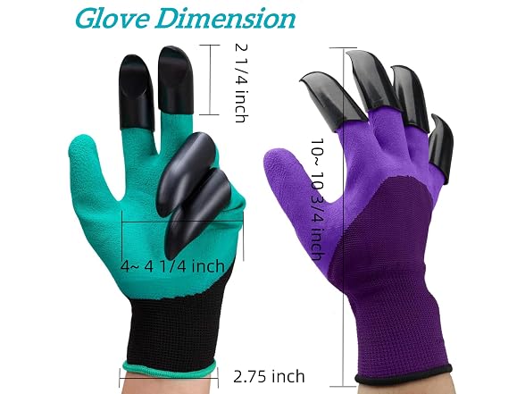 Fovakabo GAR-26 Garden Gloves with Claws