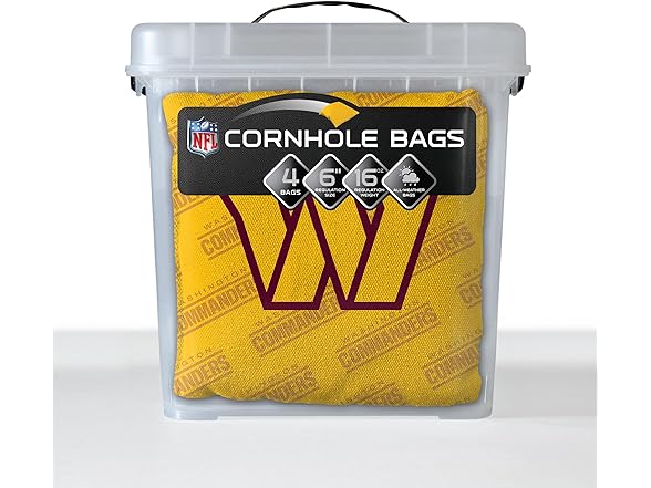 WASHINGTON COMMANDERS Cornhole Bags 4Pk
