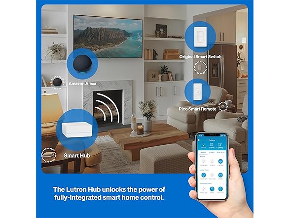 Lutron Caseta Original Smart Light Switch Kit