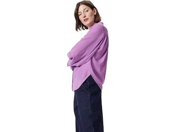 DEE OCLEPPO Jane Long Sleeve Button Front Blouse
