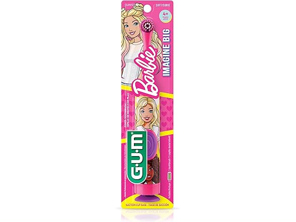 GUM Barbie Electric Toothbrush (4pk)