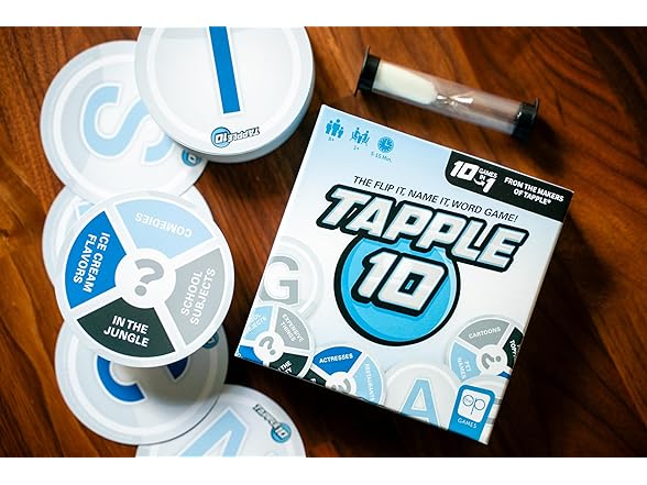 USAOPOLY Tapple 10 Featuring 10 Different Games
