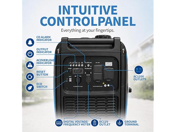 6000W Peak Portable Inverter Generator