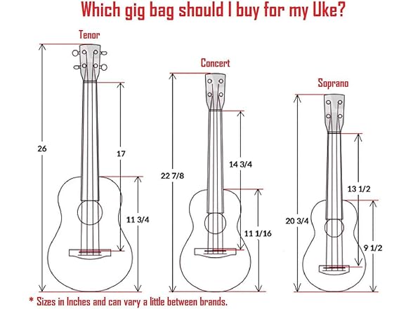 Hola! Music SOPRANO Ukulele Gig Bag
