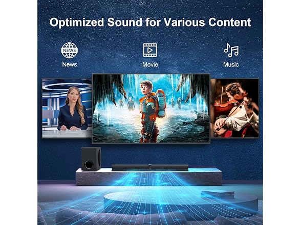 Assistrust W0058 Sound Bar with Subwoofer1
