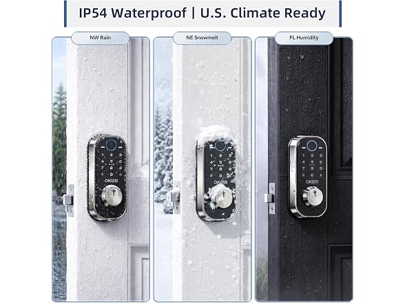 OKIBB Fingerprint Door Lock - Gallery 9