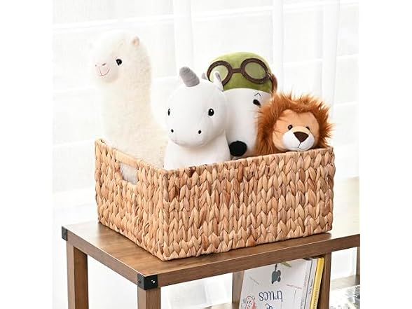 Suptinwear Large Wicker Basket for Organizing