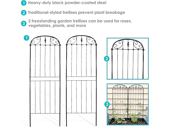 Sunnydaze 32" Traditional Outdoor Trellis