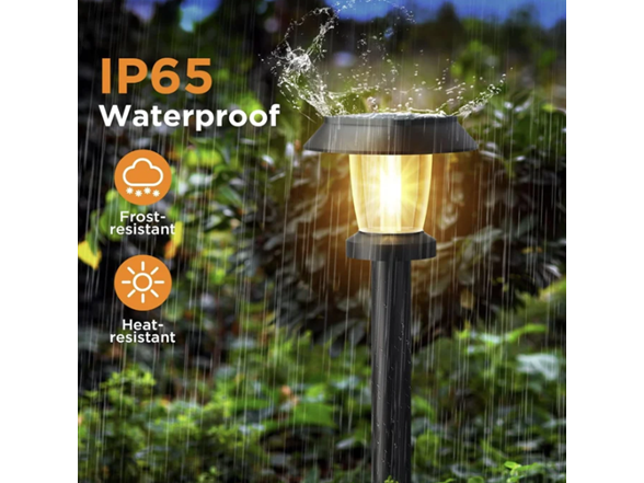 8 Pack Solar Powered Garden Lights Waterproof