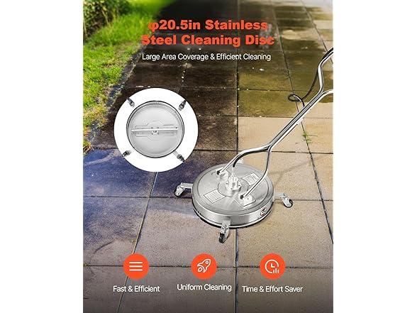 VEVOR Pressure Washer Surface Cleaner, 20in