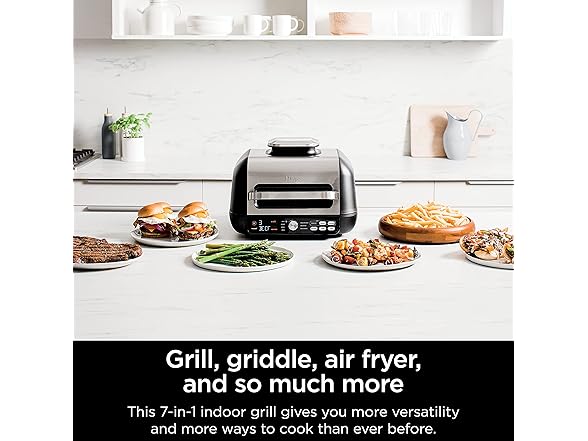 (NEW) Ninja IG651 Foodi Smart XL Pro 7-in-1 Indoor Grill