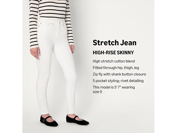 Amazon Essentials Women High Stretch Skinny Jean