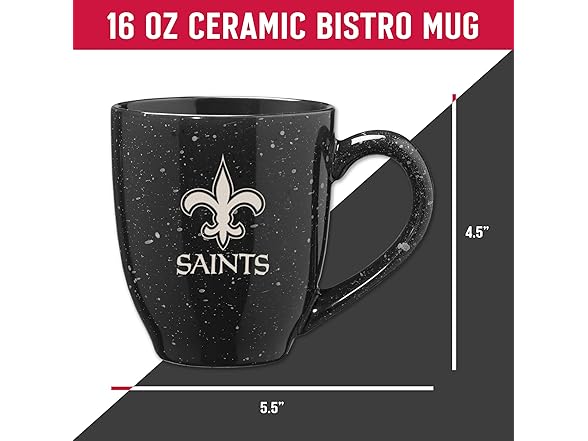 NEW ORLEANS SAINTS 16 oz Coffee Mug