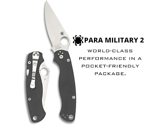 Spyderco Military 2 Maxamet Knife 3.42"