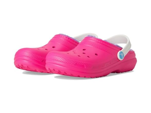 Crocs Classic Lined Kids Clog Pink Crush/Multi