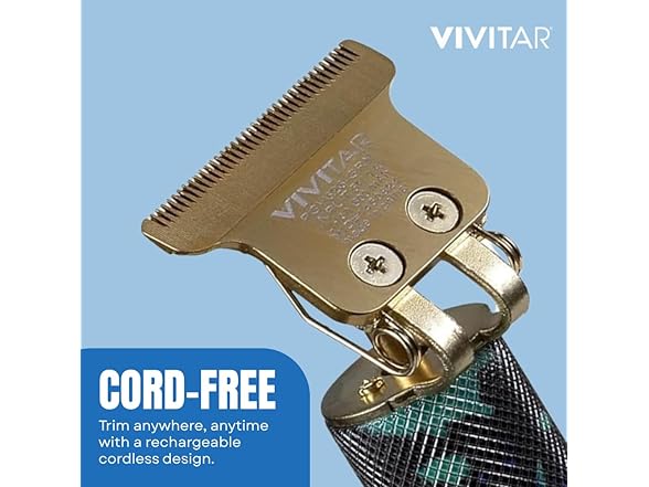 Vivitar - Cordless Hair Trimmer T-Blade,
