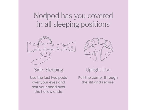 Nodpod Gentle Pressure Sleep Mask Wisteria