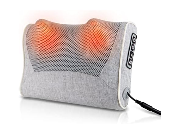 Heat and Massage Pillow 20 Shiatsu Rotating Heads