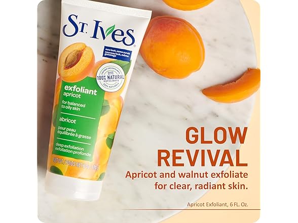 St. Ives Apricot Facial Scrub Fresh Skin 6oz