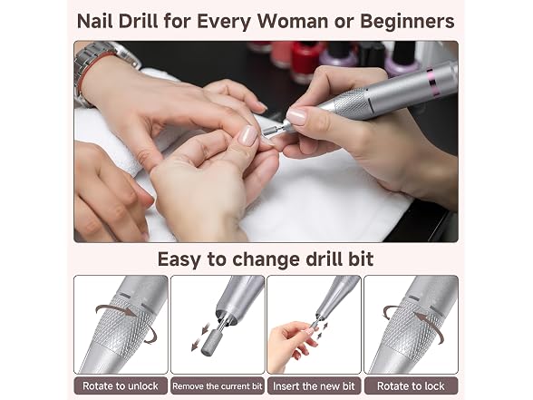 Puriom Portable Electric Nail File