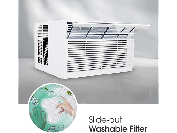 LG 12,000 BTU Window Air Conditioner Cools 550 SqFt