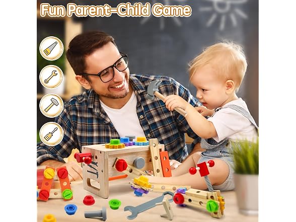 AiTuiTui 29-Pc STEM Tool Set Montessori