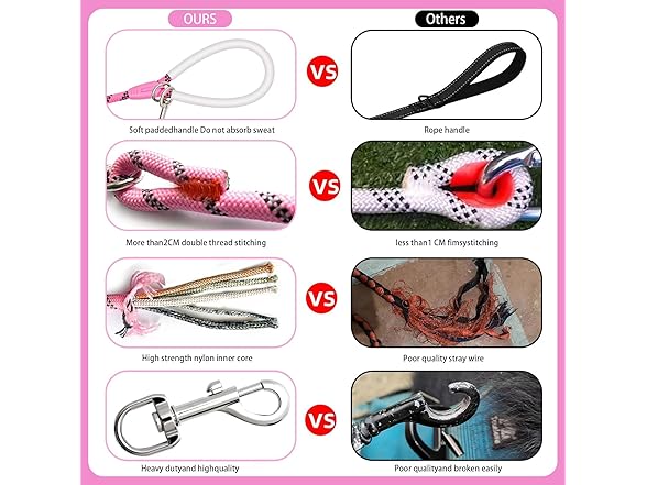 Codepets Long Rope Dog Leash for Dog