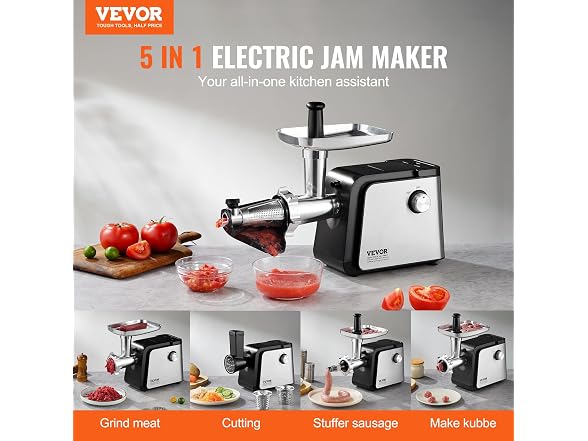 VEVOR Electric Tomato Strainer, 500W