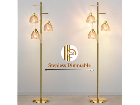 ROTTOGOON 3 Light Floor Lamps