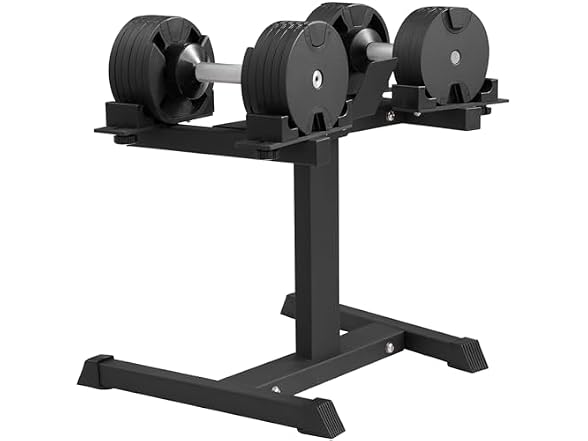 Adjustable Dumbbell Stand, Home Fitness Rack and