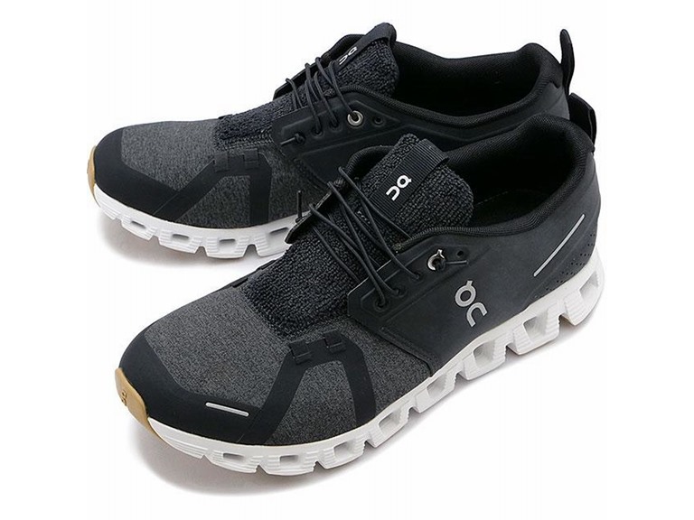 On Running Cloud 5 Men's Shoes Black/Almond Size 8