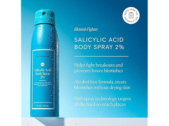 Naturium Salicylic Acid Body Spray 2%
