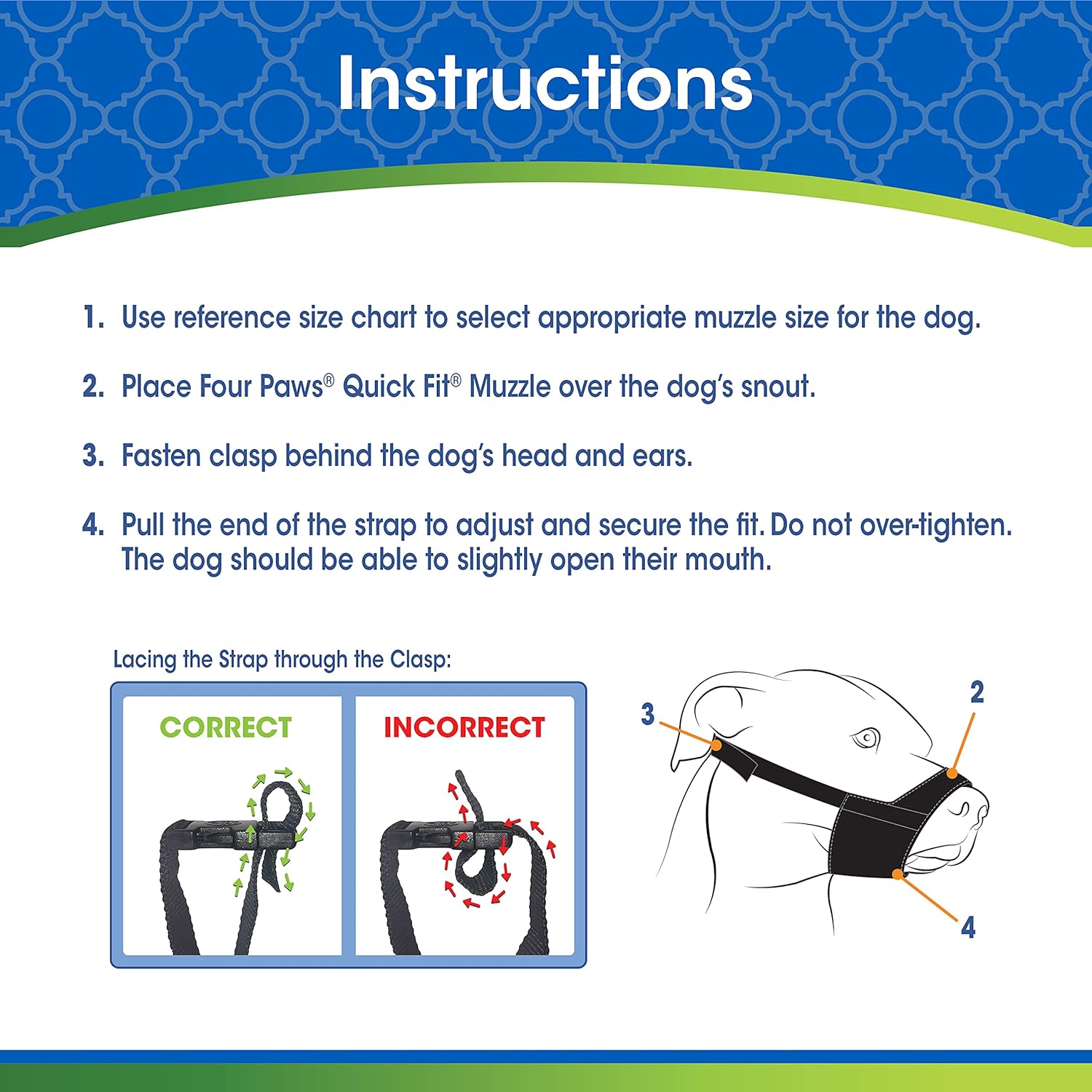 Four Paws Walk-About Quick-Fit Dog Muzzle - Gallery 14