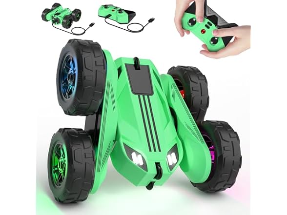 MaxTronic 2.4GHz RC Car 4WD LED Stunt