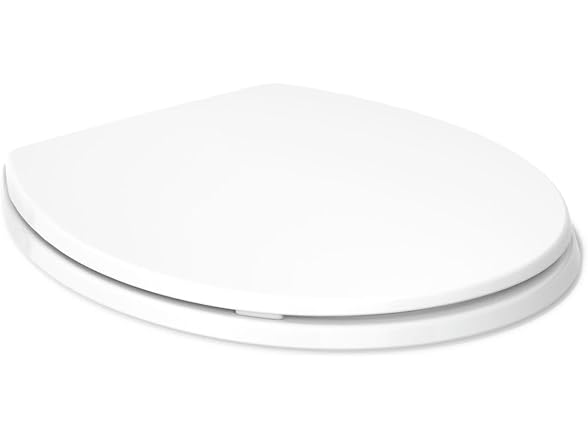 KOHLER K-4775-0 Brevia Round Toilet Seat with Quic