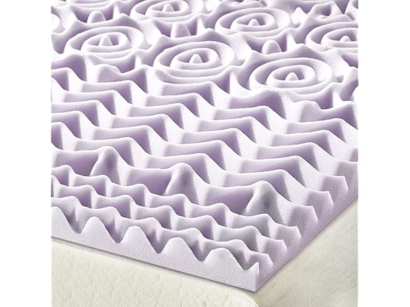 Mellow 1.5" 5-Zone Memory Foam Twin Mattress Topper