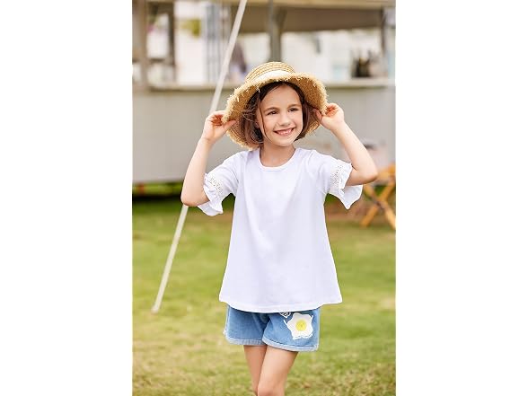 Arshiner Kids (6-7 Ye) Girls Casual Tunic Tops Kid
