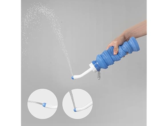 Wzhoufie 550ML Portable Foldable Bidet Bottle