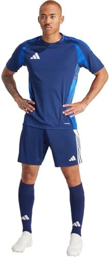 adidas Men's Tiro 24 Shorts, Team Navy Blue/White, Small Inseam