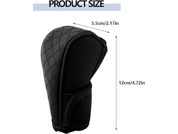 WONZTHWD AAP-Auto-098 Leather Car Gear Shift