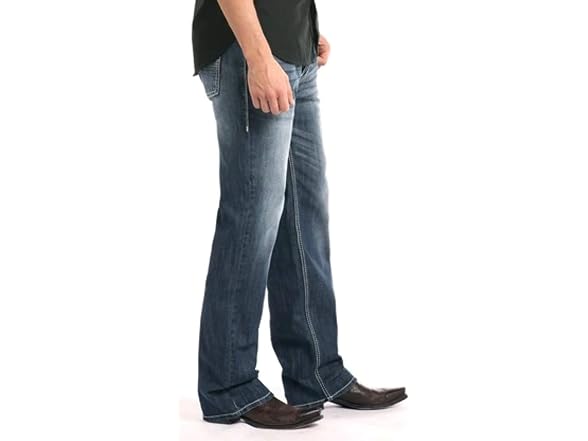 Rock & Roll Denim Women (38W x 34L) Relaxed Jeans