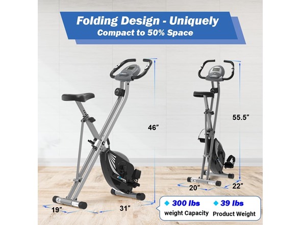 Exerpeutic Exercise Bike w/ Bluetooth