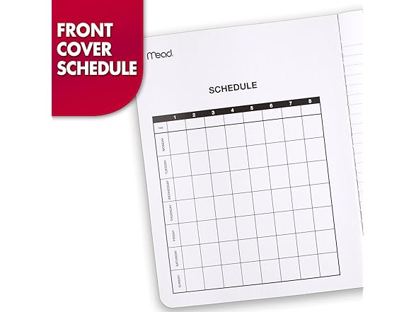Mead Composition Notebook, Wide Ruled Paper