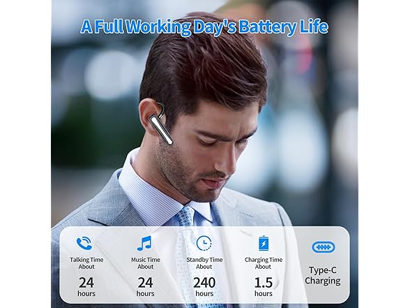 Mosyxe Wireless Headset with Microphone