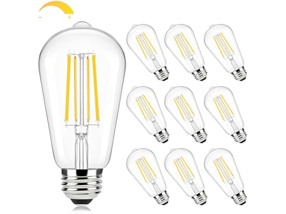 Brightever Edison Light Bulbs 60W Equivalent
