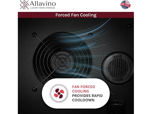 Allavino Reserva Series 30-Bottle Single Zone Built-in Wine Cooler Refrigerator