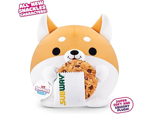 Snackles Series 2 16" Corgi&Subway Cookie