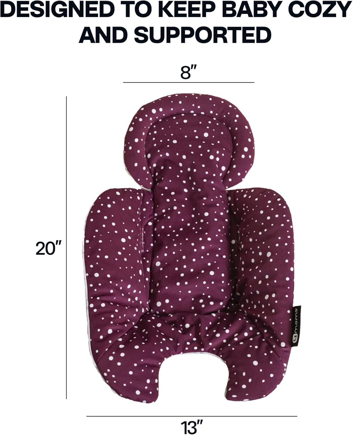 4moms RockaRoo and MamaRoo Infant Insert Maroon - Gallery 9